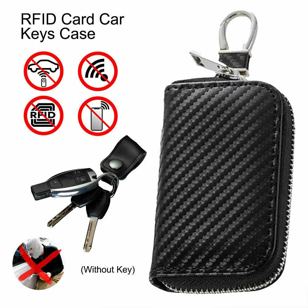 Car Key Signal Blocker Faraday Cage Fob Pouch Keyless RFID Blocking Bag Case