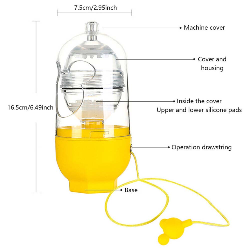 Manual Egg Maker Manual Egg White Yolk Mixer Blender Egg Scrambler Shaker Tools