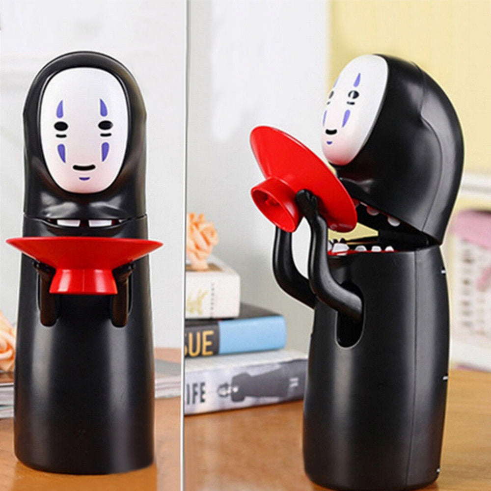 Coin Bank Spirited Away No-Face Man Kaonashi Music Piggy Bank Figure Gift Anime