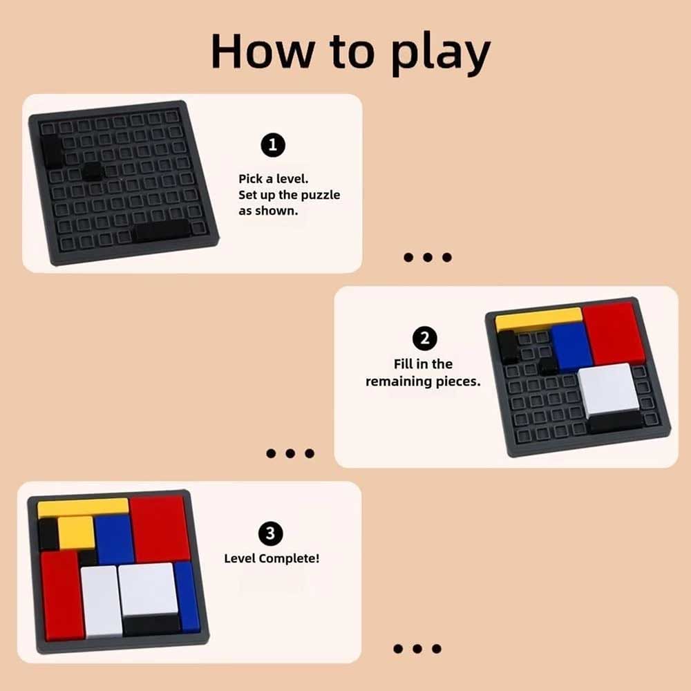 Logic Puzzle Brain Teaser Game – 88 Challenges with 4 Difficulty Levels