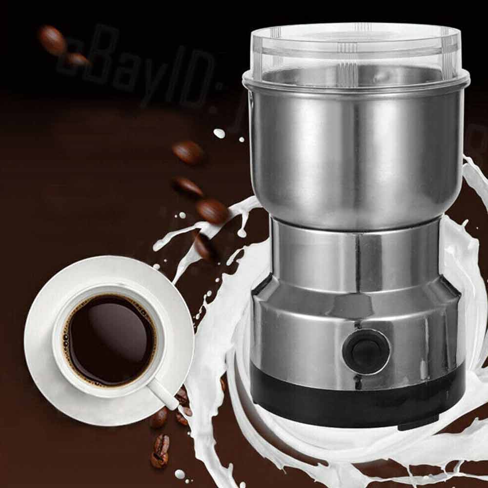 Electric Coffee & Spice Grinder – 300W Stainless Steel Blender for Beans, Nuts & Herbs AU Plug