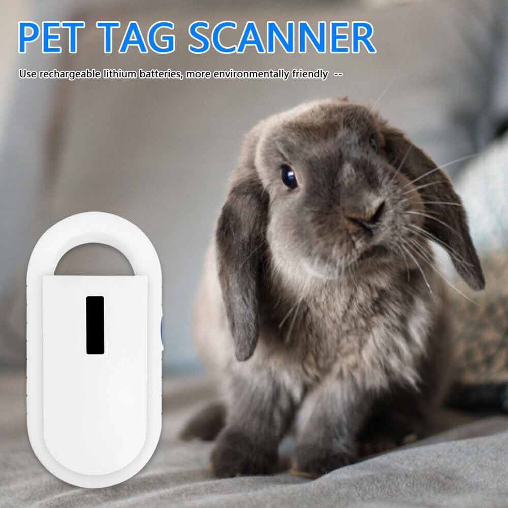 Professional Handheld Pet Microchip Scanner – Digital RFID Reader for Animal ID & Recovery