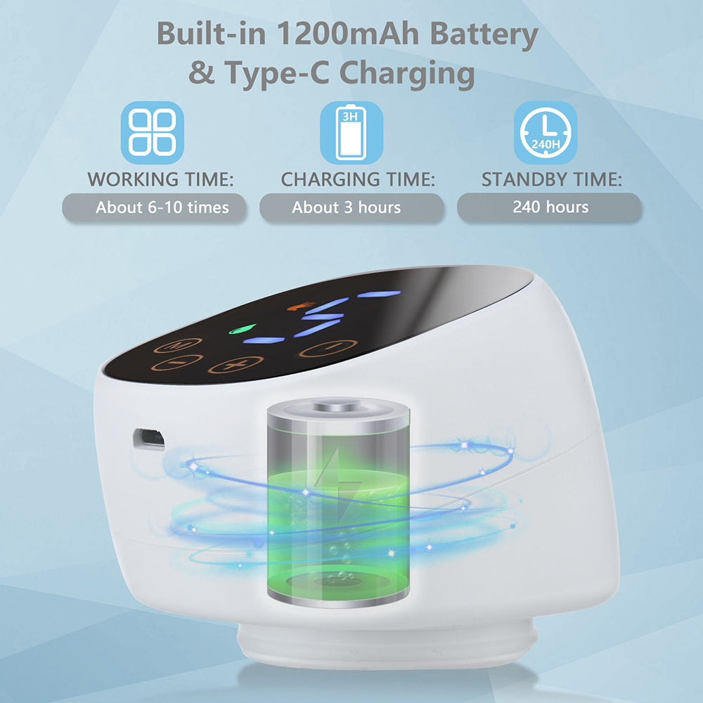 1200mAh Electric Wearable Hand Free Touch Breast Pump Silent Home Milk Collector