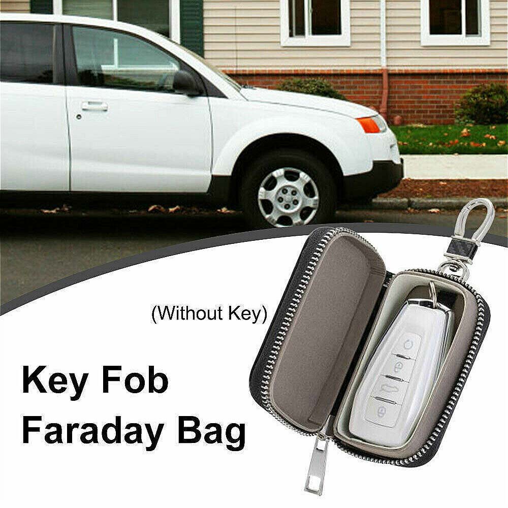 Car Key Signal Blocker Faraday Cage Fob Pouch Keyless RFID Blocking Bag Case