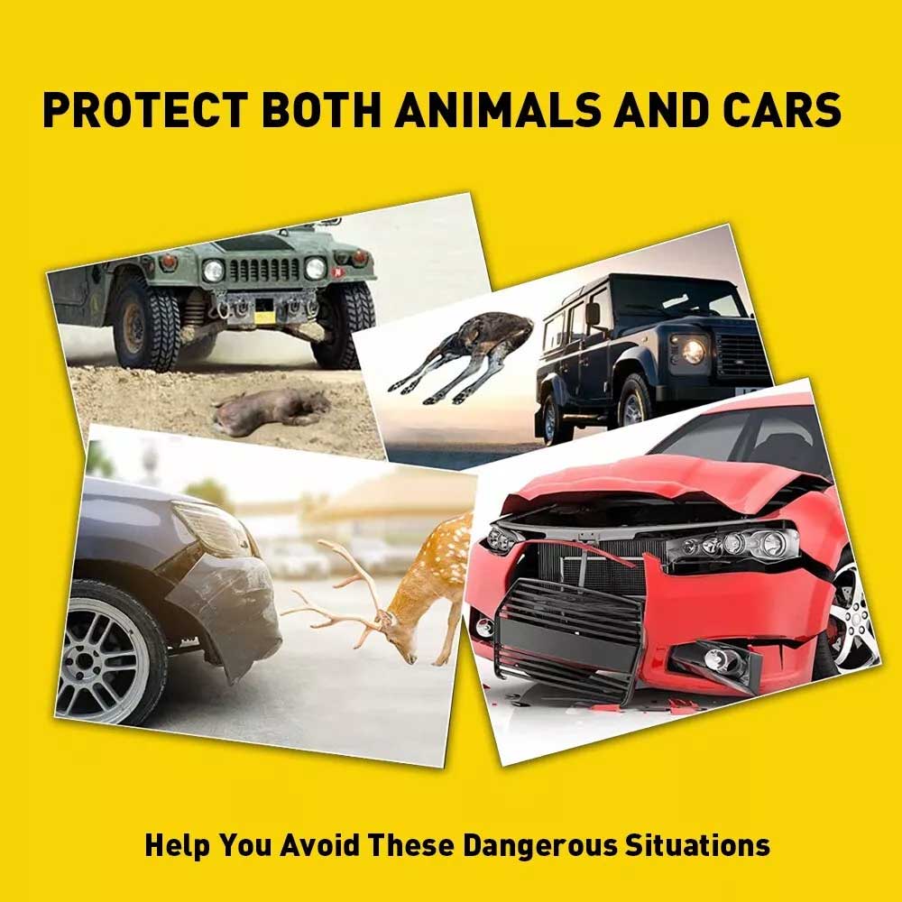 4X Hidden SONIC ANIMAL REPELLER SHOO WHISTLE ROO KANGAROO Deer 4WD CAR