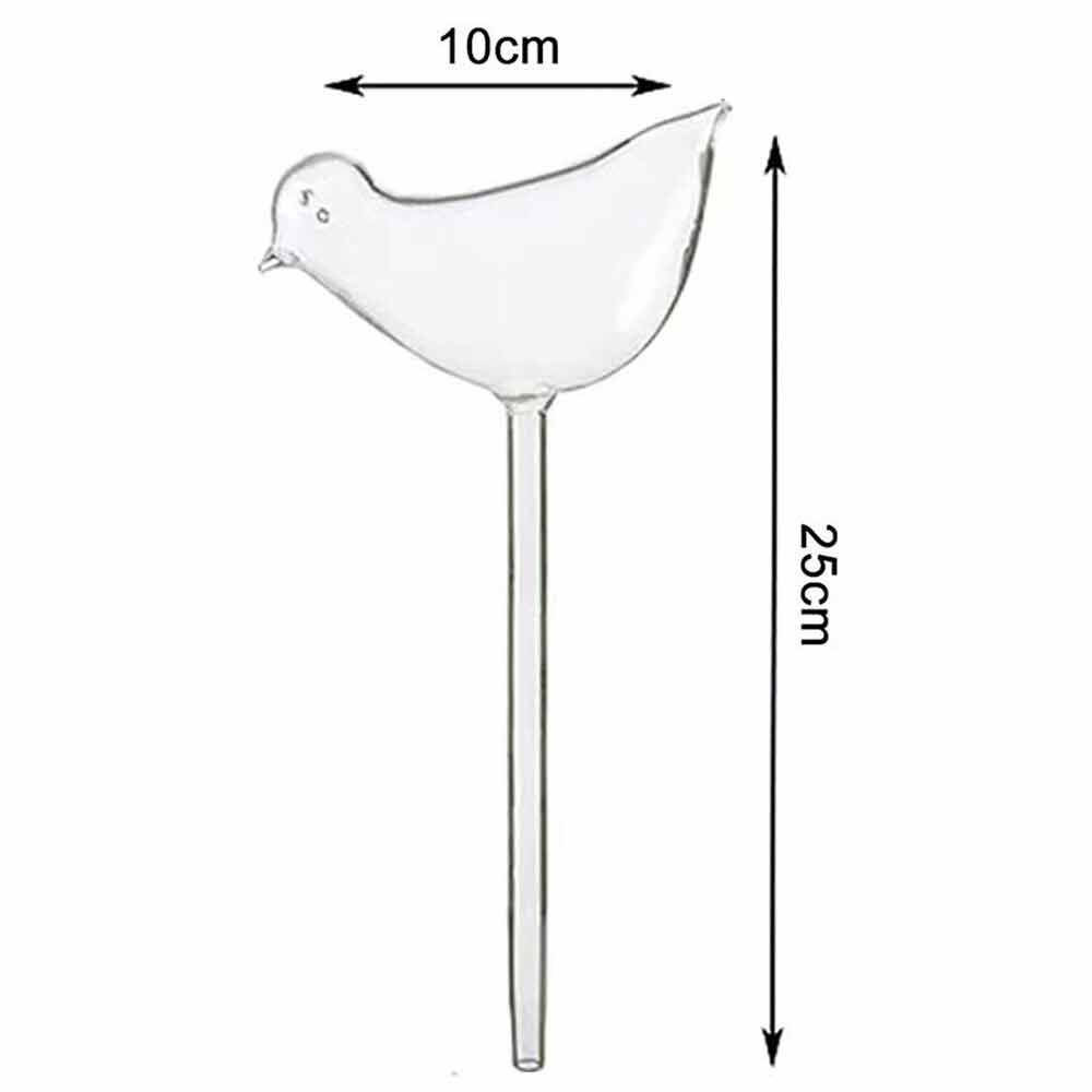 5/10X Bird Shape Plant Waterer Self Watering Spikes Automatic PVC Watering Tool