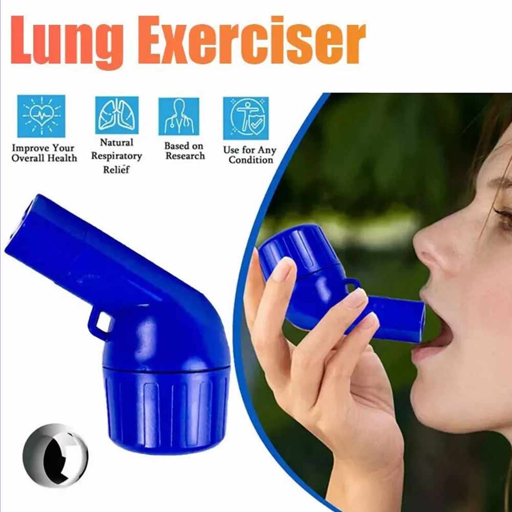 Lung Exerciser & Mucus Remover Naturally Clear Mucus with The Breathing Aid NEW