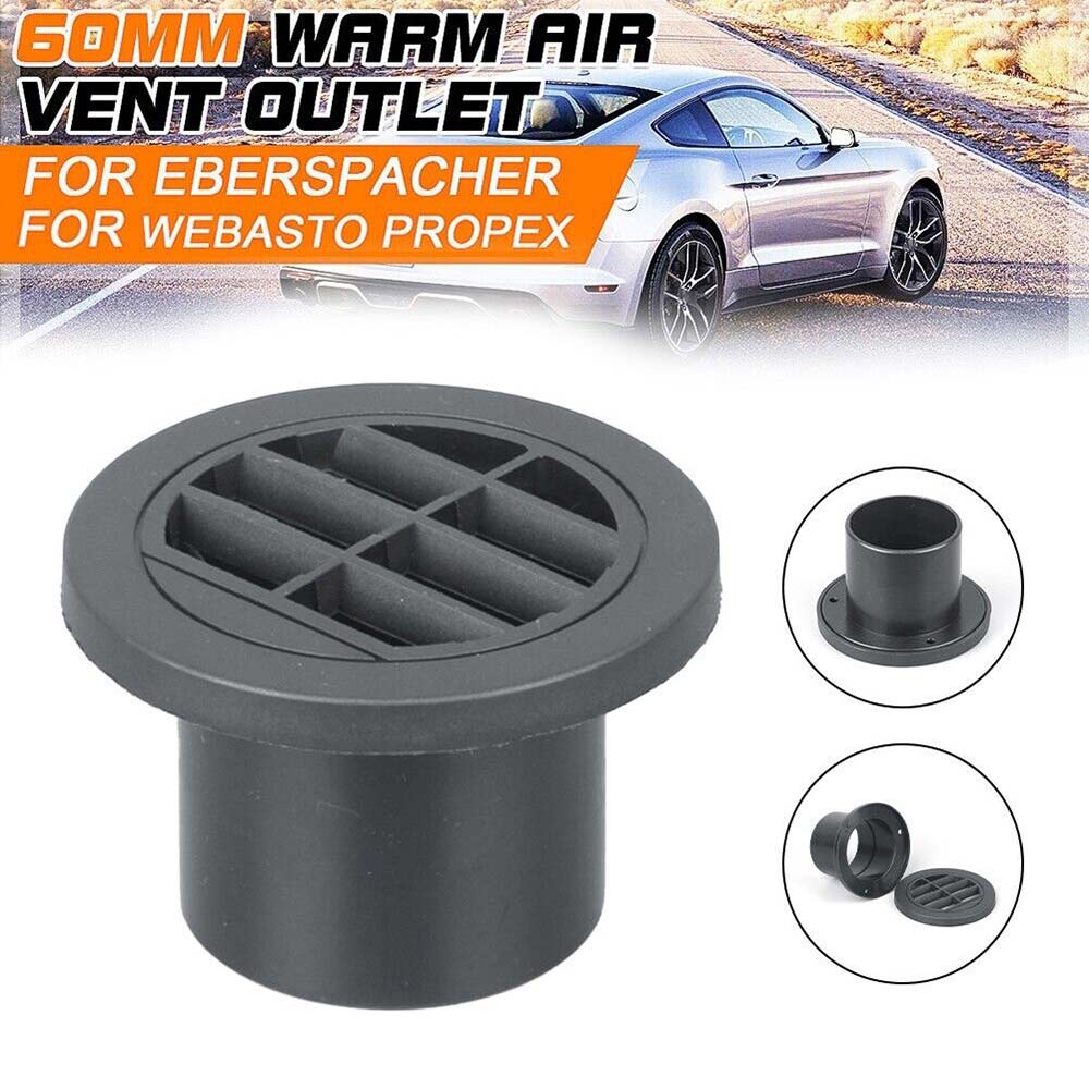 Vent Outlet Heater Ducting 60mm Diesel Heater Directional Outlet Warm Air-Outlet