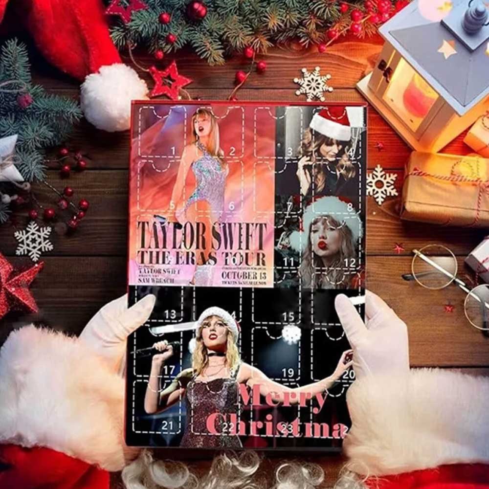 Christmas 24 Days Countdown Advent Calendar Taylor Swift Flat Acrylic Pendant