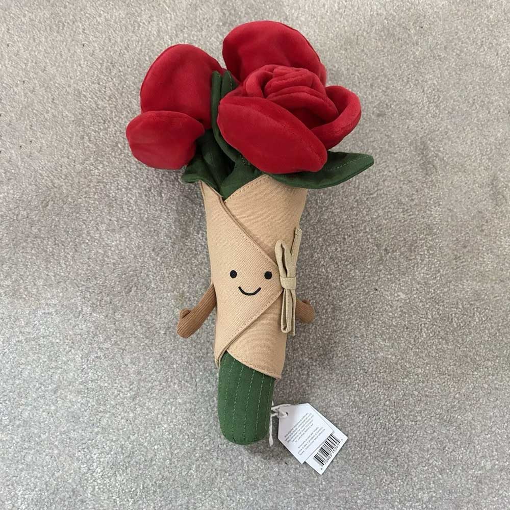 Amuseable Rose Bouquet soft toy Doll 30cm