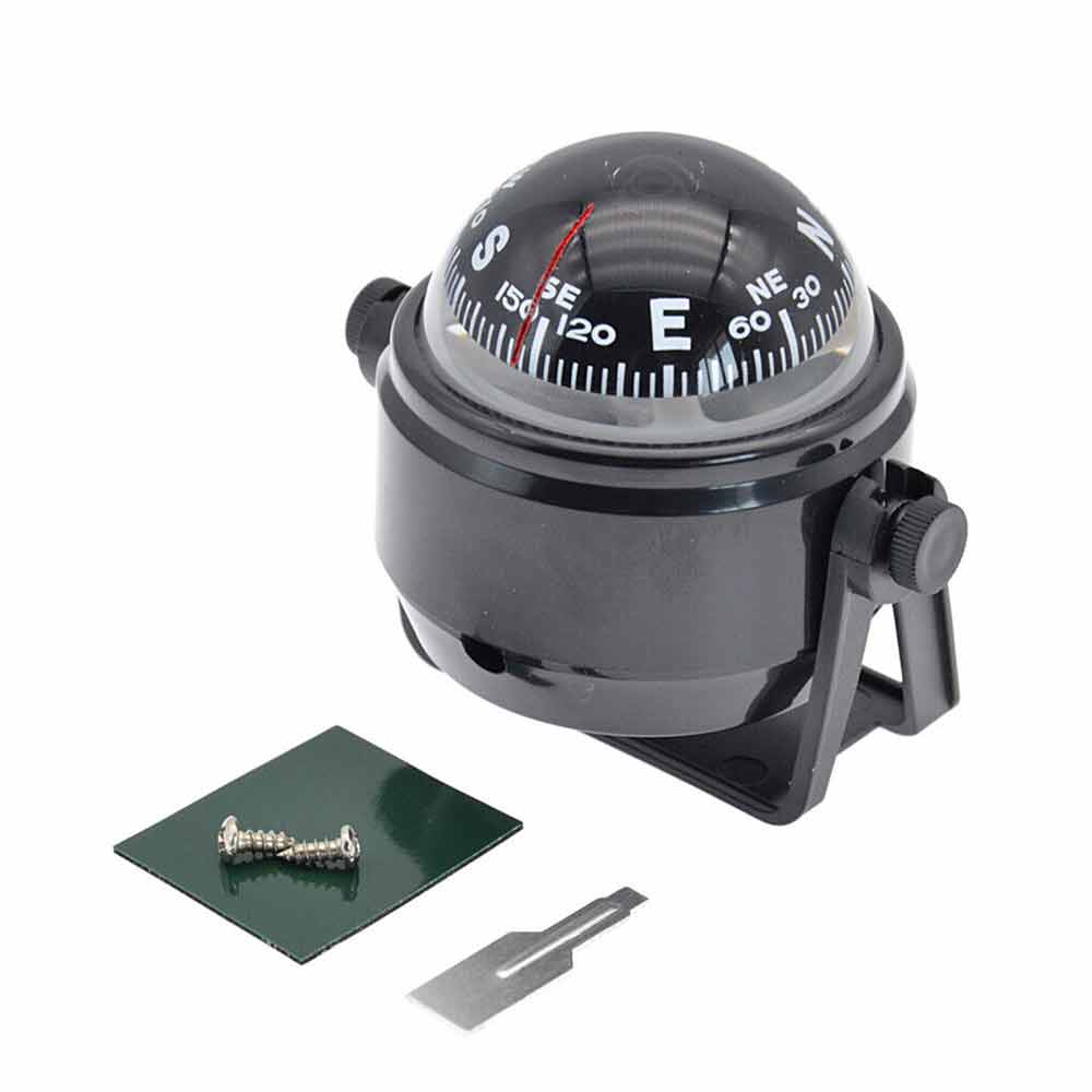 Marine Compass with Mount for Sail Ship Vehicle Outdoor Car Boat Navigation Tool