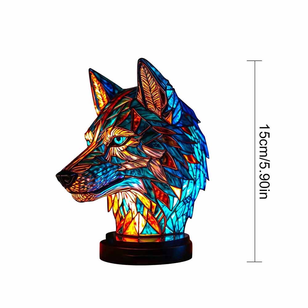 Colorful Dinosaur/Owl/Turtle/Mermaid/Unicorn/Wolf Animal Table Lamp Night Light