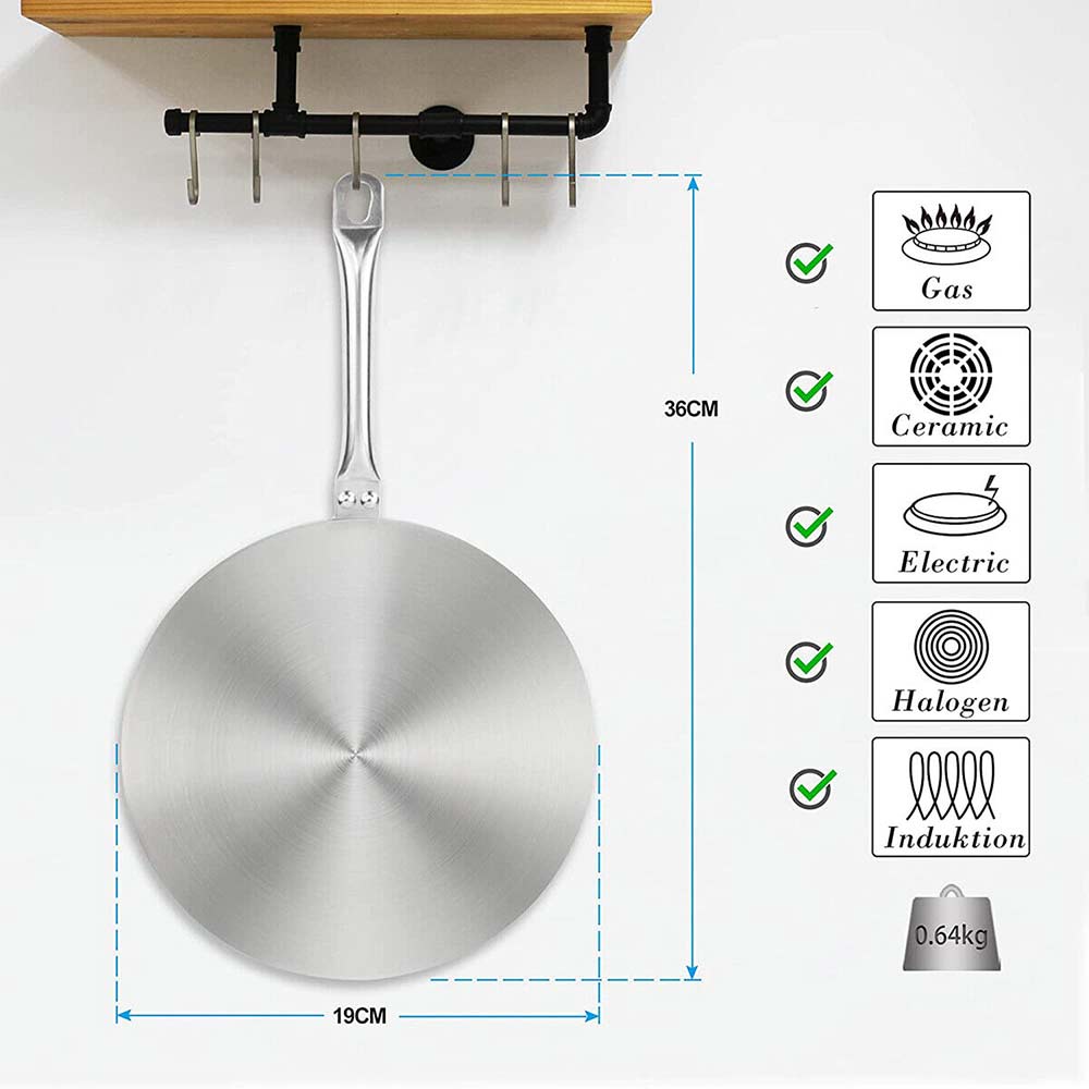 Hob Converter Heat Diffuser Disc Adapter Plate Saucepan Cooker Plate 20cm