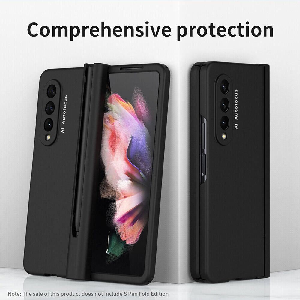 Full Cover Shockproof Hybrid Case With Pen Holder For Galaxy Z Fold 4 / Fold 3