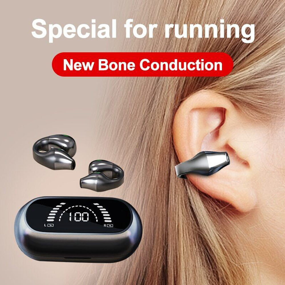 NEW Bone Conduction Earphone Bluetooth Wireless Headphones Sports Headsets