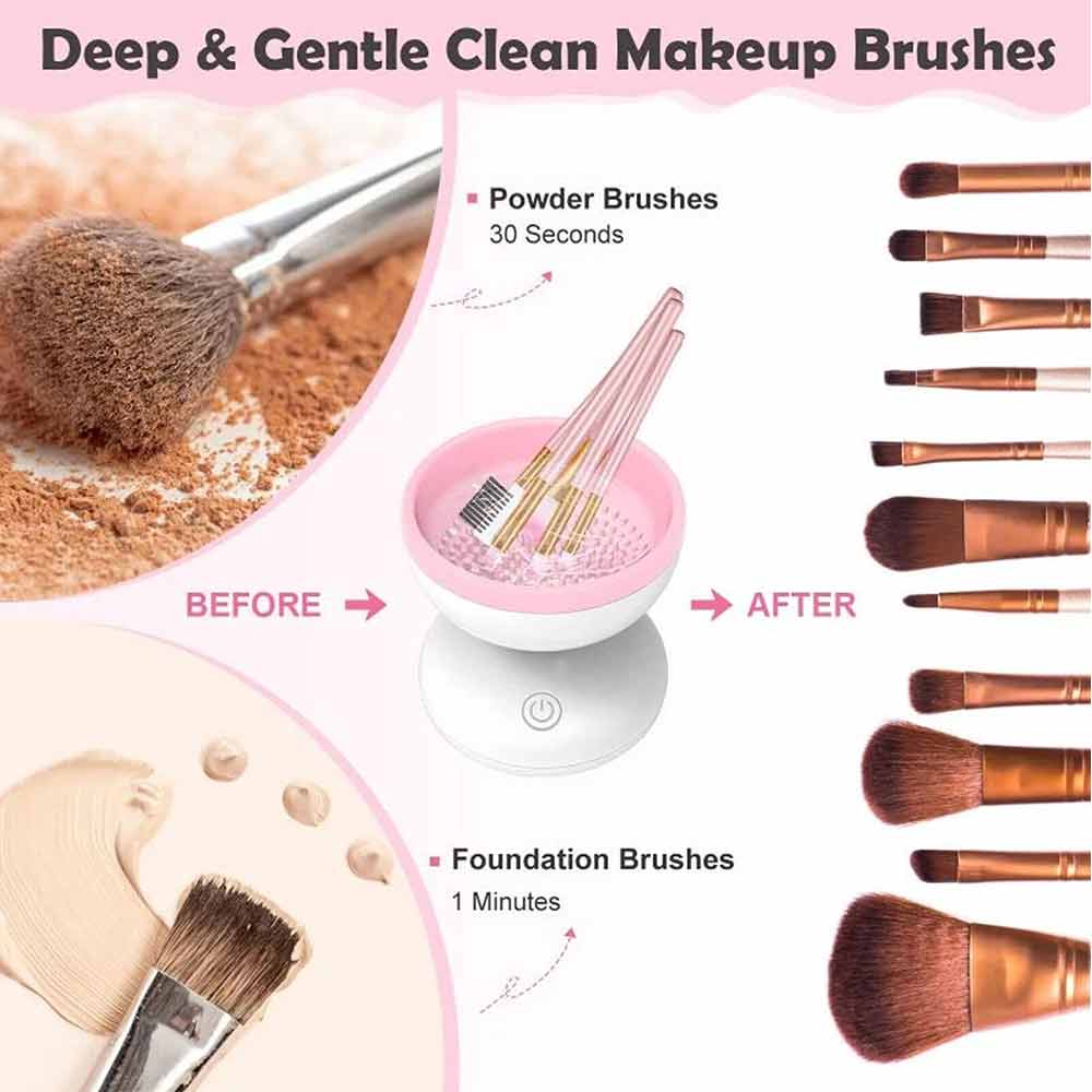 Electric Makeup Brush Cleaner Machine Professional Makeup Brush Cleaning Tool