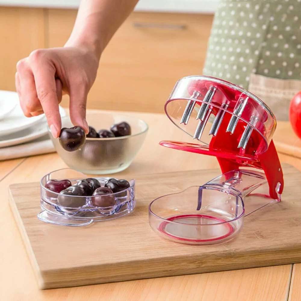 Cherry Pitter Olive Seed Squeeze Tool Stoner Remover Corer Tool