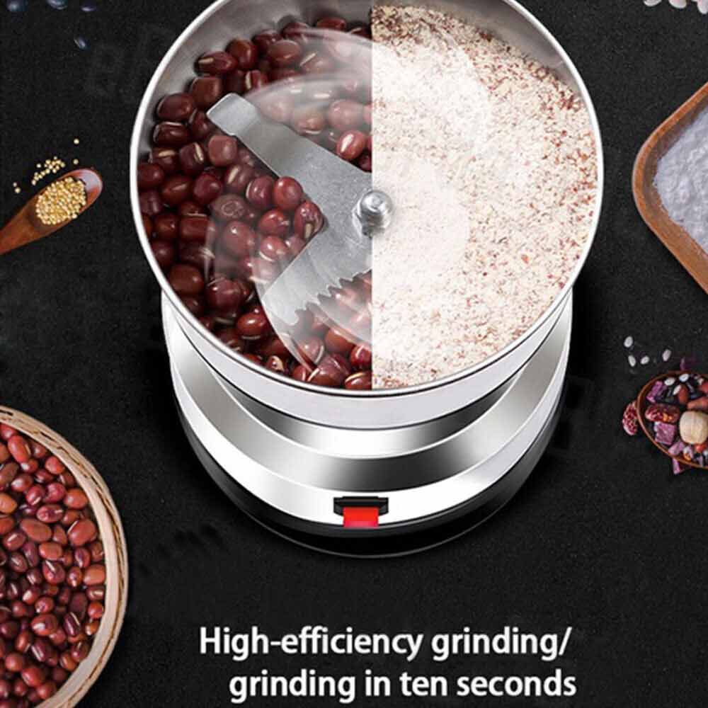 Electric Coffee & Spice Grinder – 300W Stainless Steel Blender for Beans, Nuts & Herbs AU Plug