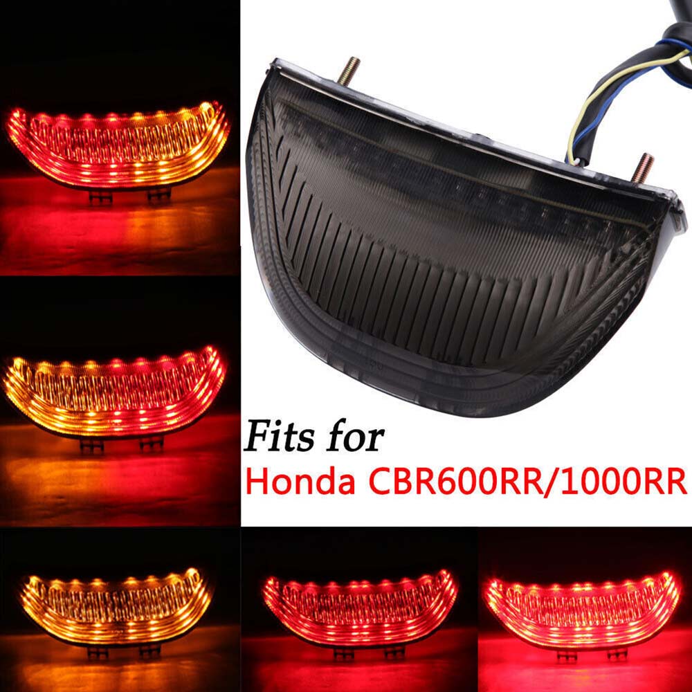 Smoke LED Rear Brake Tail Light For Honda CBR600RR 2003-2006 CBR1000RR 2004-2007