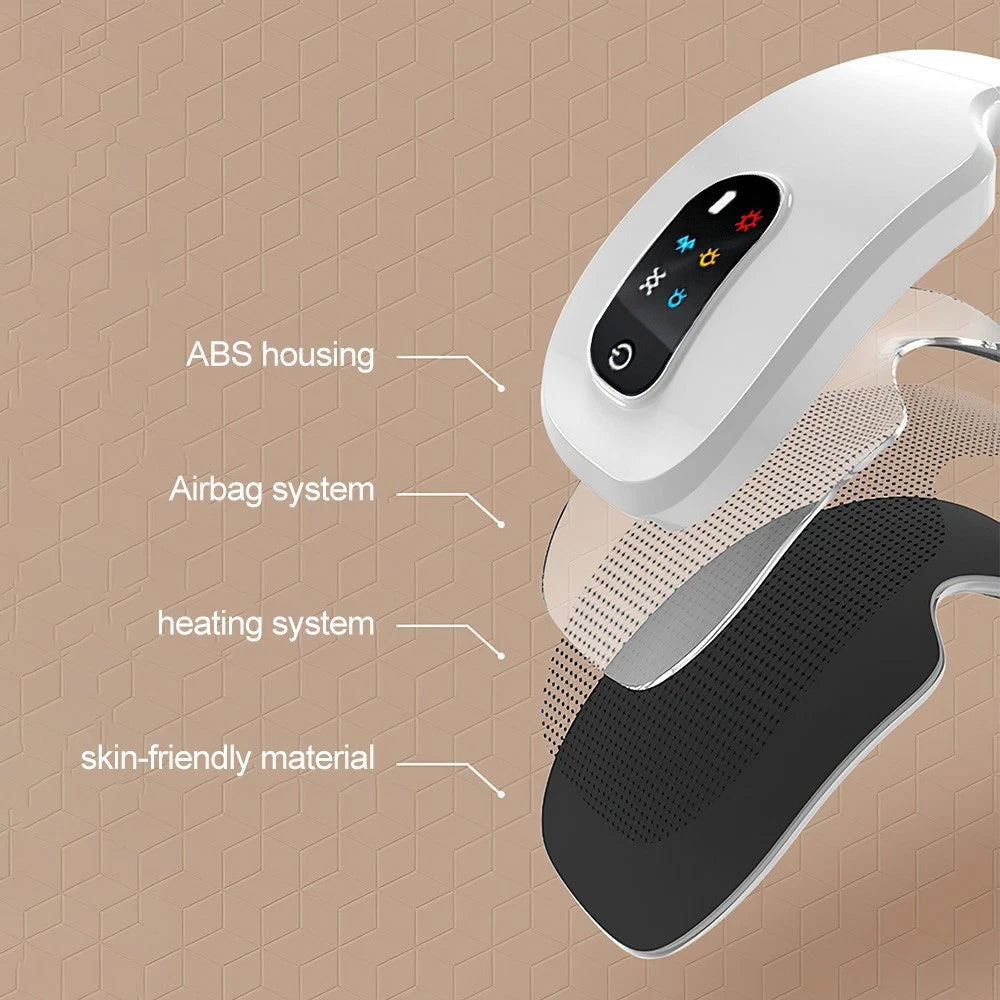 Eye Massager with Heat - Bluetooth Music Heated Eye Mask for Relax & Strain Relief
