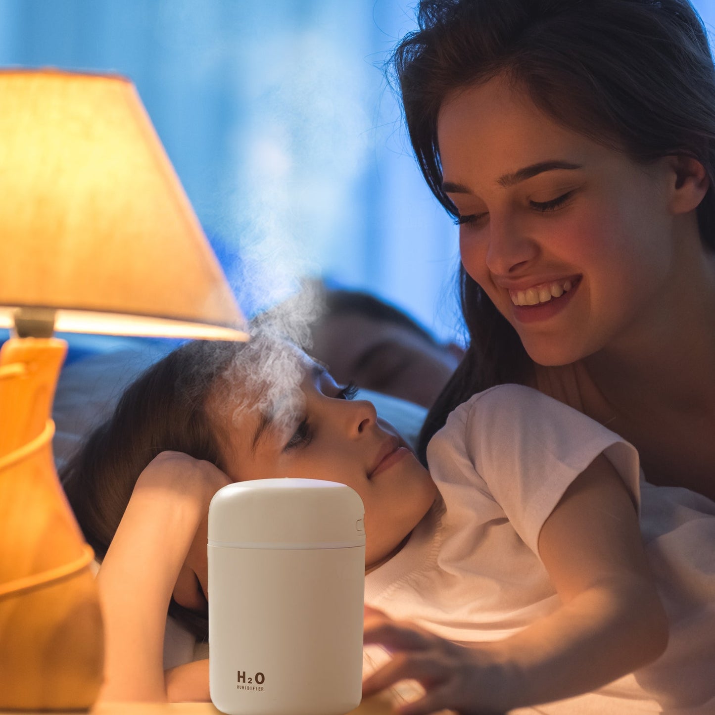Living Today Mini LED Ultrasonic Humidifier 300ml