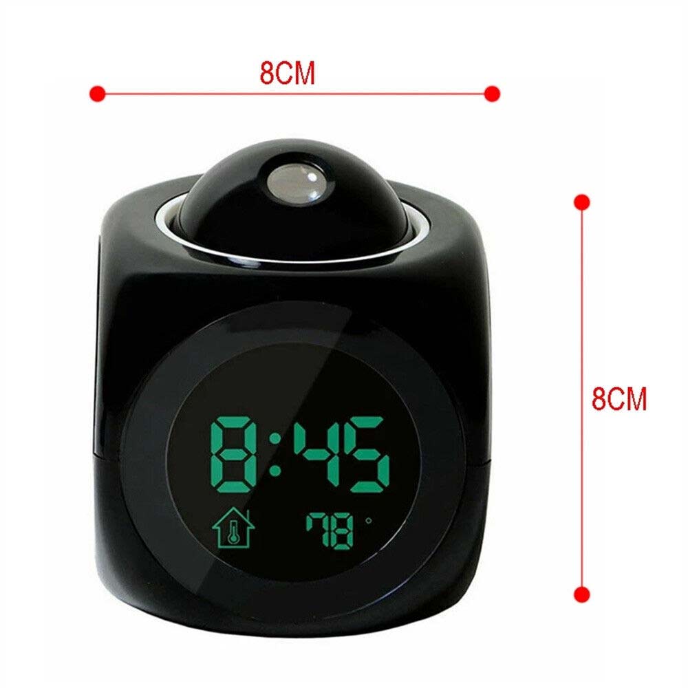 LED Display LED Projection Clock Temperature Projector Alarm Smart Time Digital