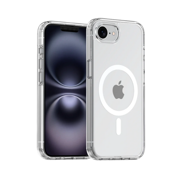 For iPhone 16e Case Compatible with Magsafe Cover Clear + TG Screen Protector