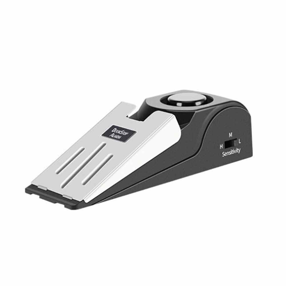 Home Security Wedge Door Stop Alarm System Device Intruder Alert Detection