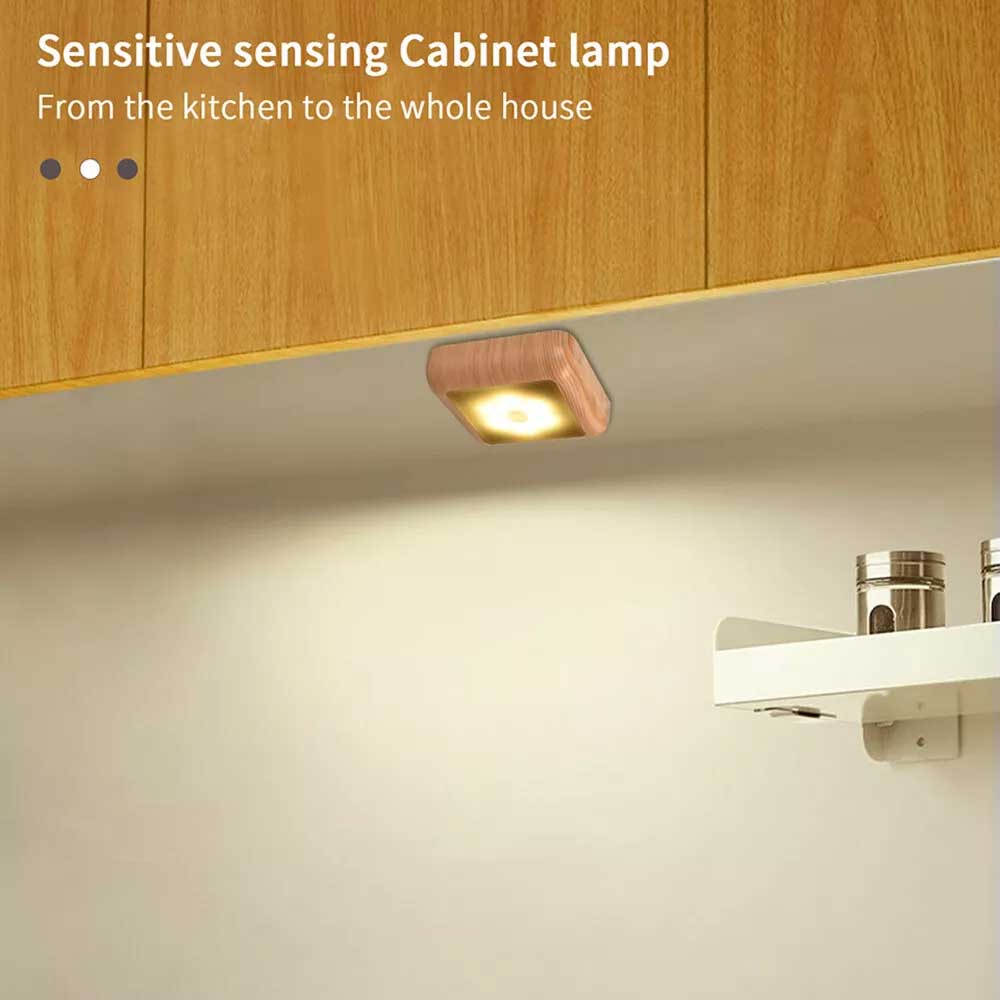 Motion Sensor Night Light – 6 LED Battery-Powered for Closet, Cabinet & Wall