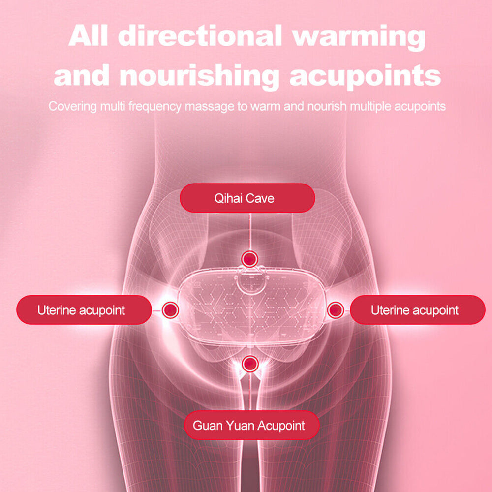 Electric Heating Pad Massage Period Pain Relieve Therapy Menstrual Cramp Belt
