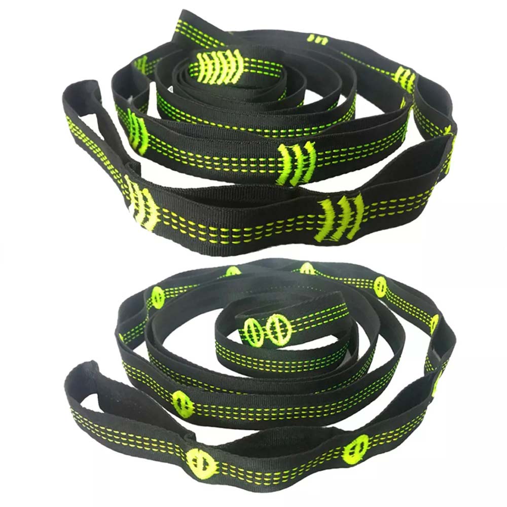 Camping Hammock Tree Strap Heavy Duty No Stretch Suspension Strap System