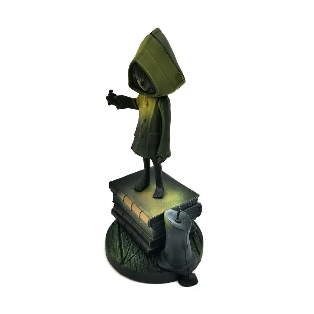 Little Nightmares Six & Nomes PVC Figure Set –Style Yellow Raincoat Model, Collector Display Statue