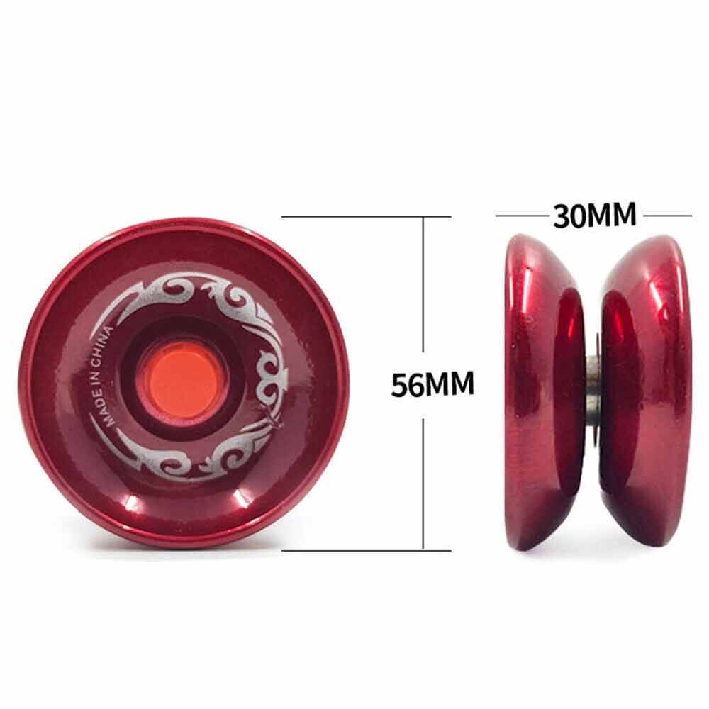 4PCS Aluminum Professional Yo-Yo Bundle Bearing Ball Kids Toy Magic YoYo