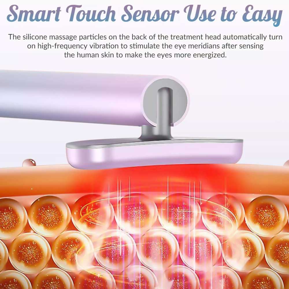 4 in 1 Facial Wand LED Red Light Therapy Face & Neck Skin Care & Beauty Massager