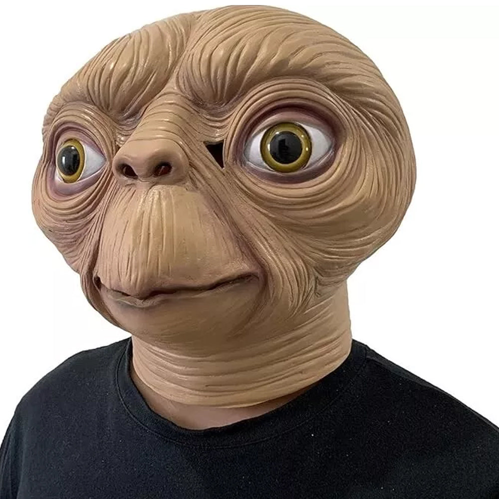 ET Alien Latex Mask – Realistic Sci-Fi Costume for Halloween & Cosplay