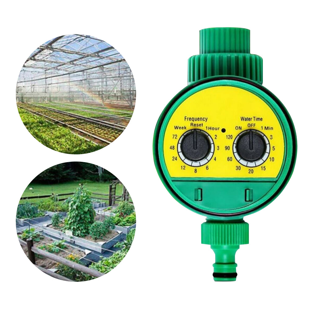 Automatic Water Tap Dual DIP Timer Garden Hose Watering Irrigation Controller