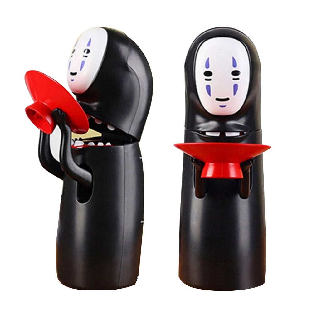 Coin Bank Spirited Away No-Face Man Kaonashi Music Piggy Bank Figure Gift Anime