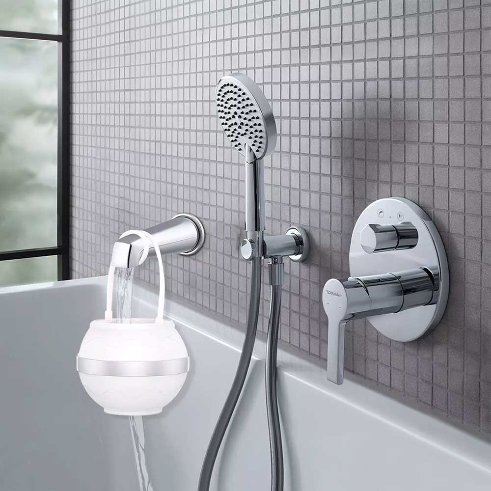 Bath Ball Water Filter – 2500 Gallon Capacity for Chlorine Removal & Skin-Softening Baths
