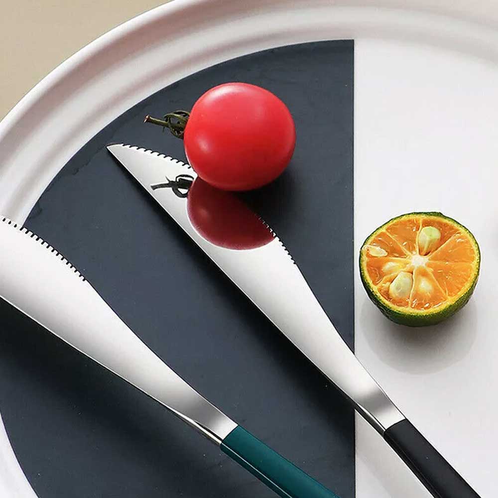 Cutlery Set Stainless Steel Spoon Fork Knife Chopsticks Travel Box Bag