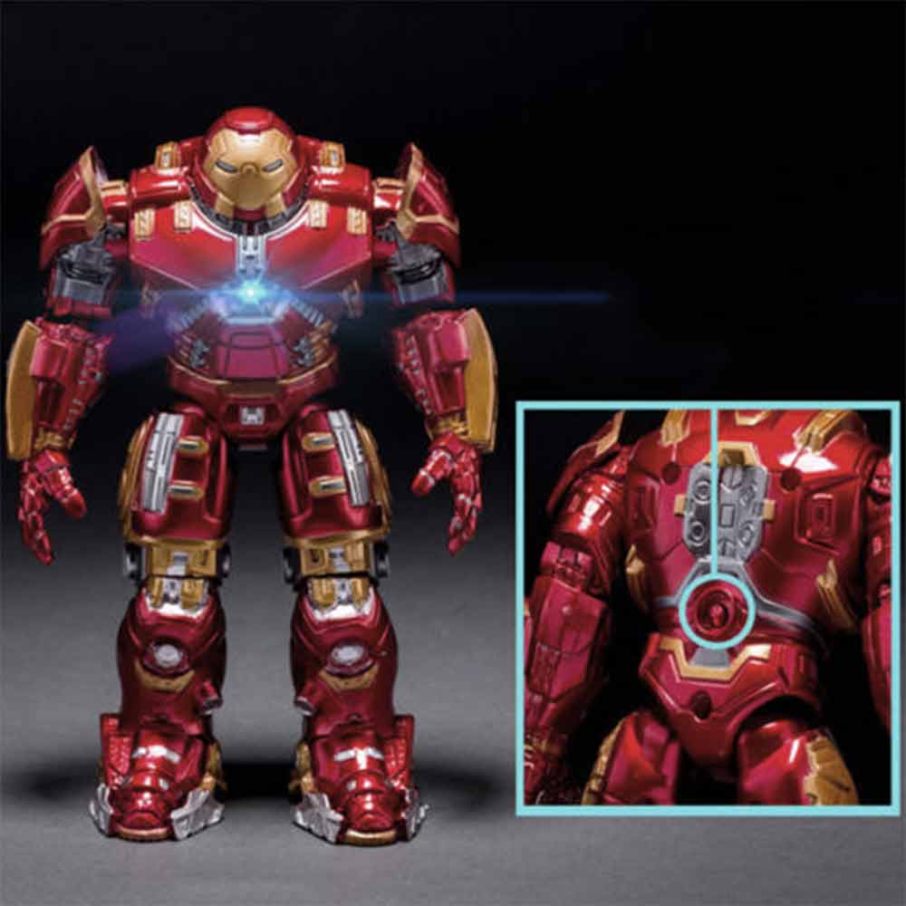 LED Iron Man Avenger Age of Ultron HULKBUSTER Action Figure Doll Kid Toy
