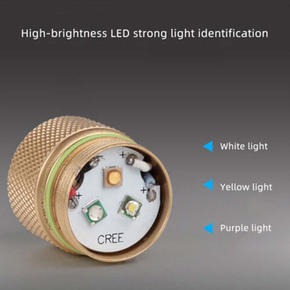 Ultraviolet LED Flashlight UV Light 365/395NM Jade Gem Inspection Lamp Torch Set