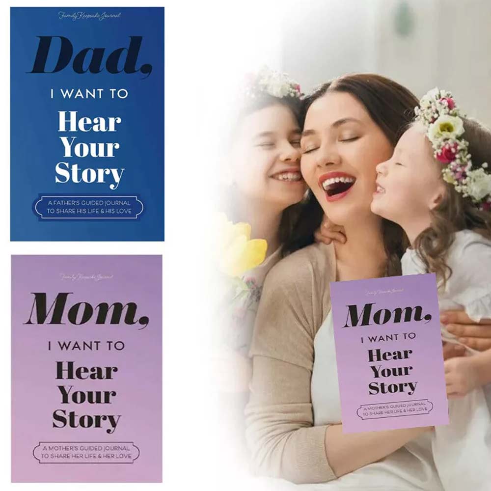 Dad/Mom, I Want to Hear Your Story Father's Journal To Share Life Notebooks Gift