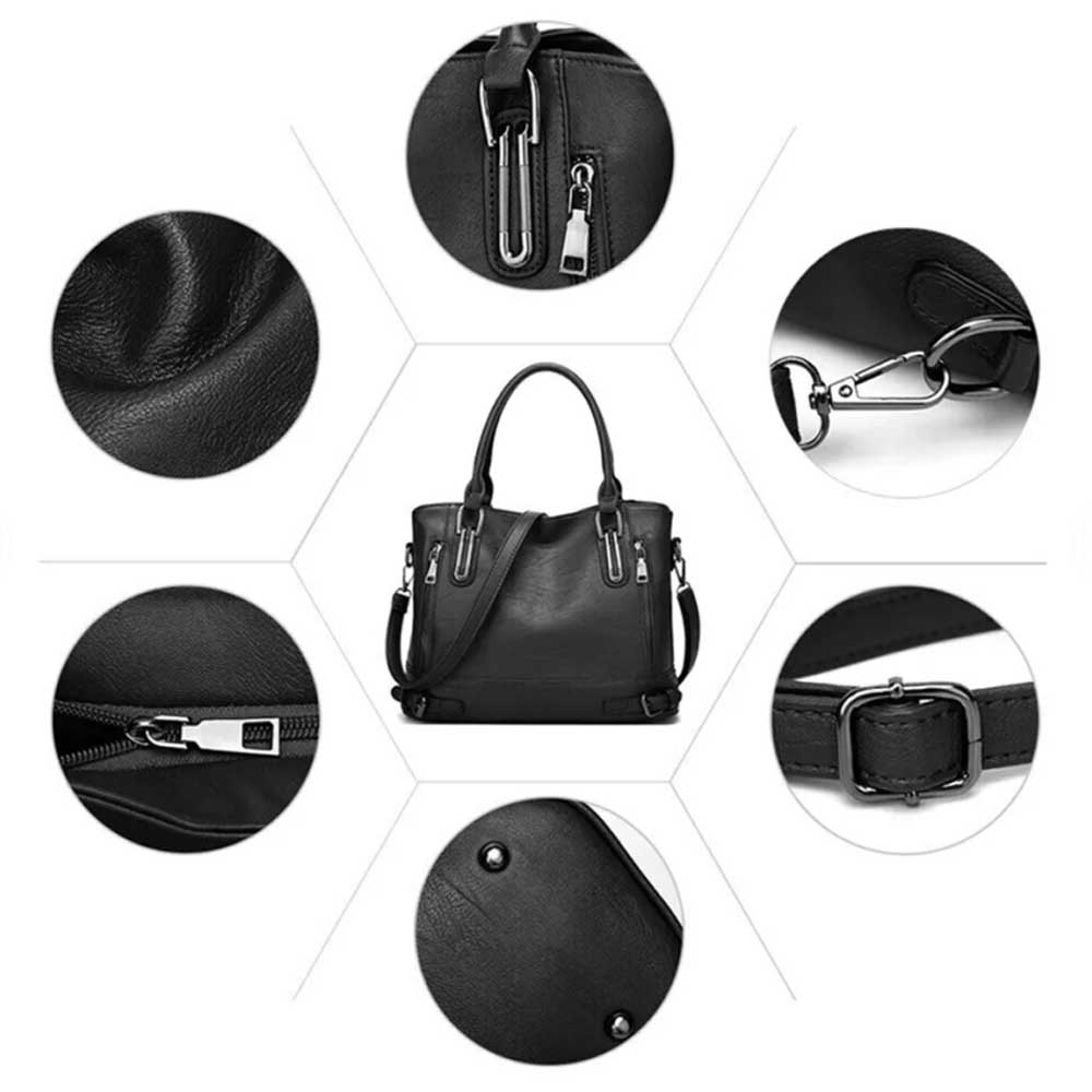 Ladies Handbag,PU Leather Shoulder Tote Bag Purse Crossbody Leather Handbag NEW