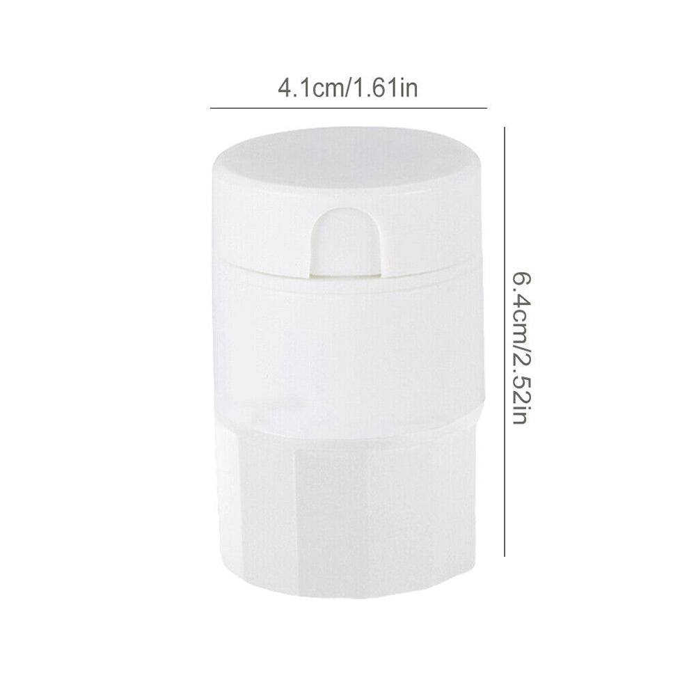 4 Layer Pill Medicine Crusher Grinder Splitter Tablet Divider Cutter Storage Box
