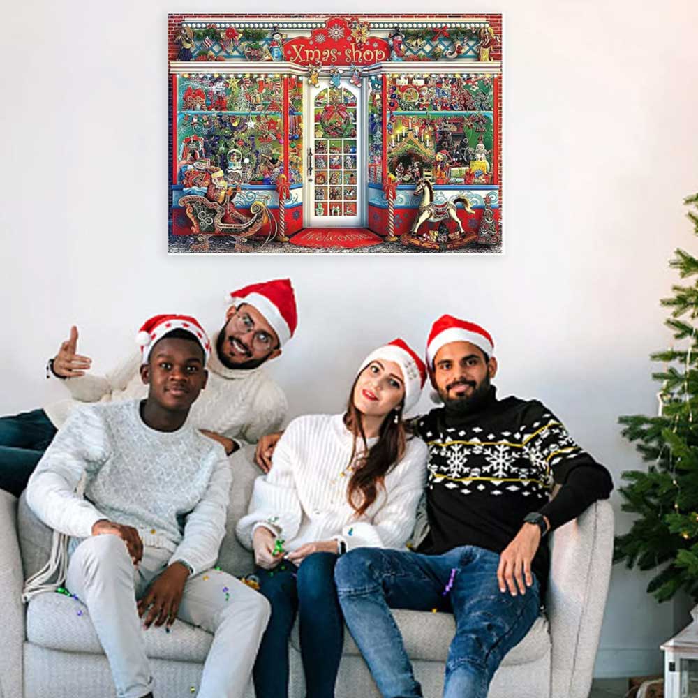 Advent Calendar Jigsaw Puzzles Christmas Countdown Puzzles Gift