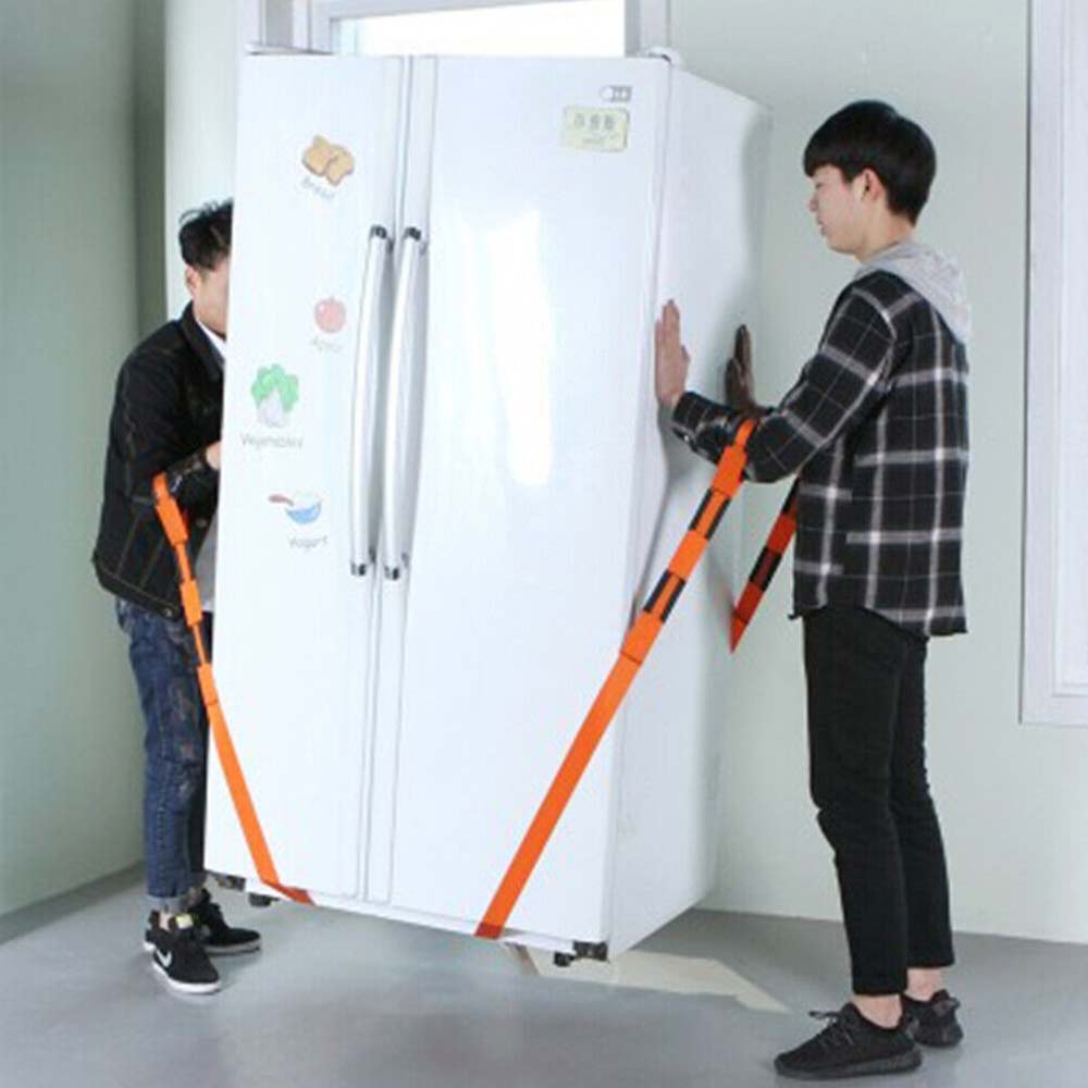 Adjustable Lifting Furniture Forearm Cargo Carry Belt Moving Straps 2 People
