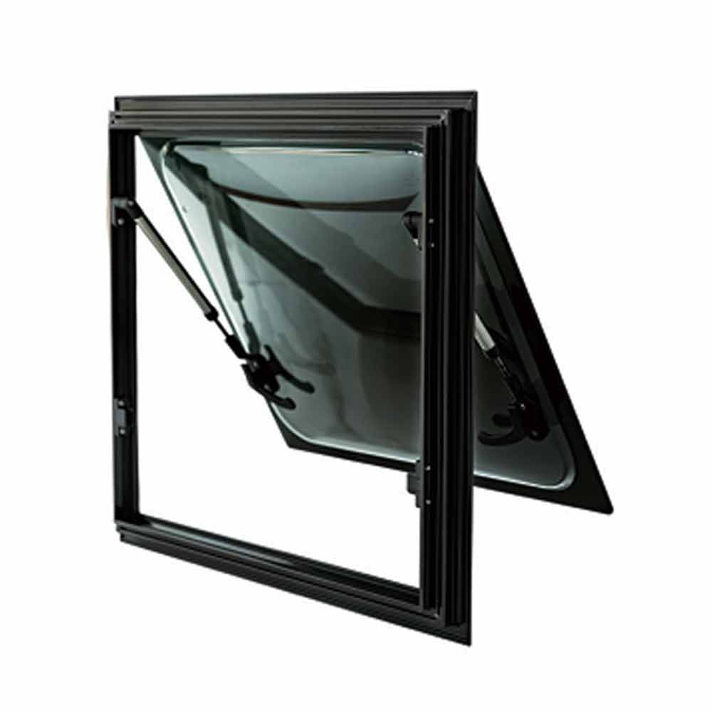 RV Caravan500*1200MM Square Push Out Flat Window Locking Handle Strut Attachment