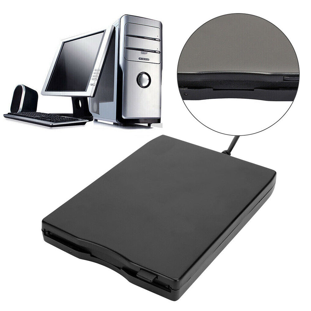 3.5" Mobile Floppy Disk Drive Portable 1.44MB USB FDD External Reader for PC