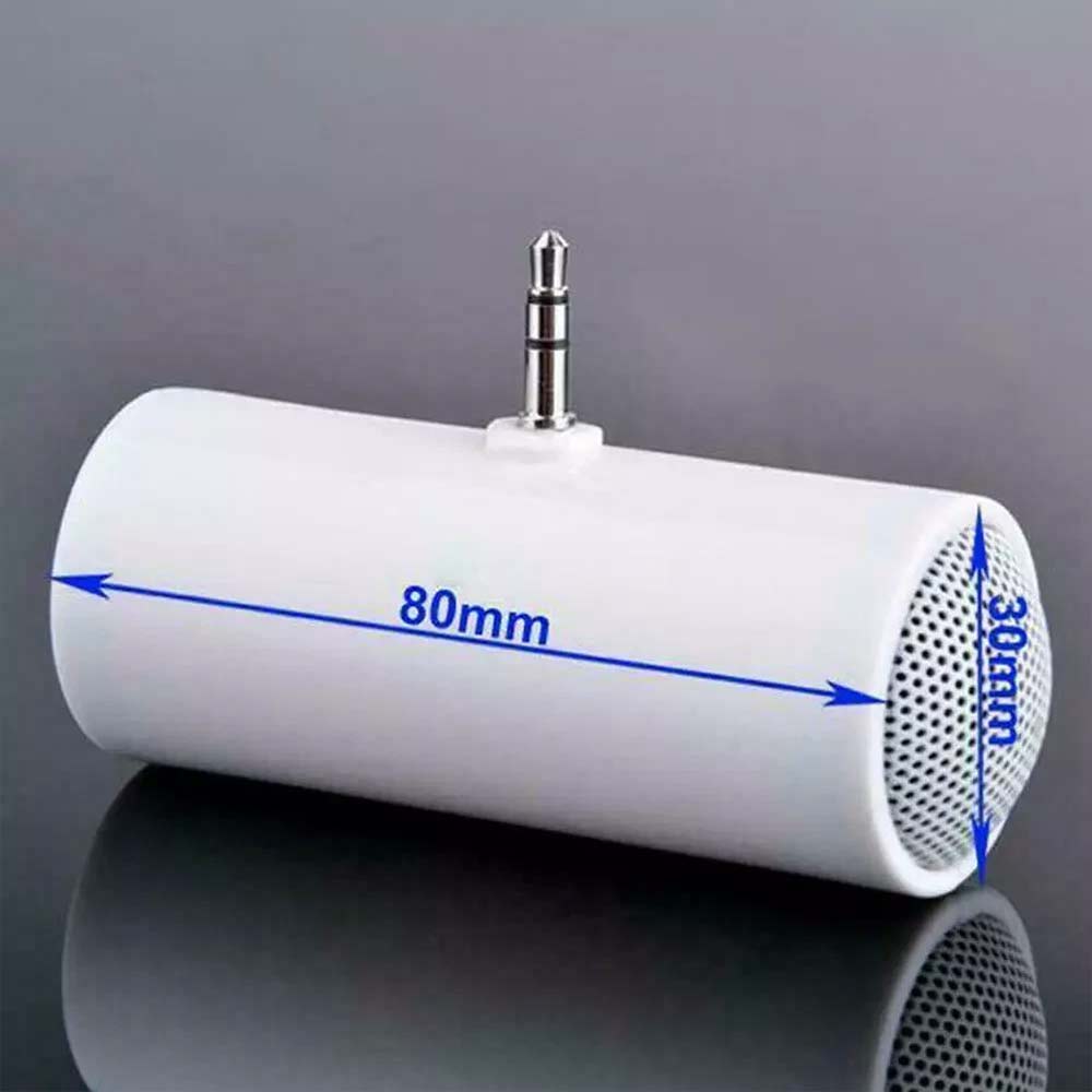 2X Mini Portable Speakers - 3.5mm Plug-in Line-in Stereo Speakers for Phone Tablet