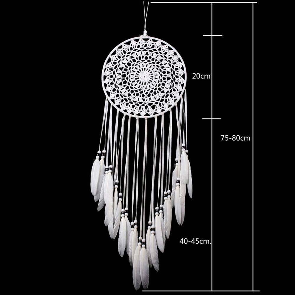 Dream Catcher Large Handmade Knitted Indian Dreamcatcher Home Bedroom Hanging AU